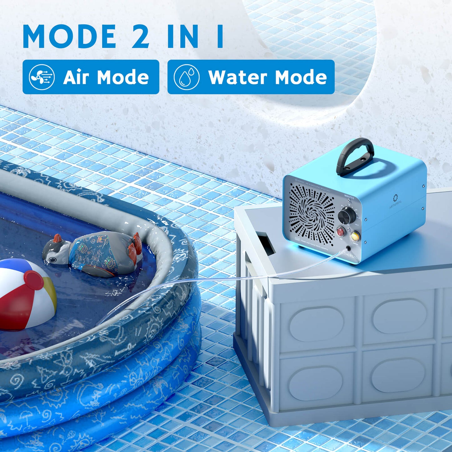 MA25L Dual-Mode Ozone Generator for Air & Water - GermBlast