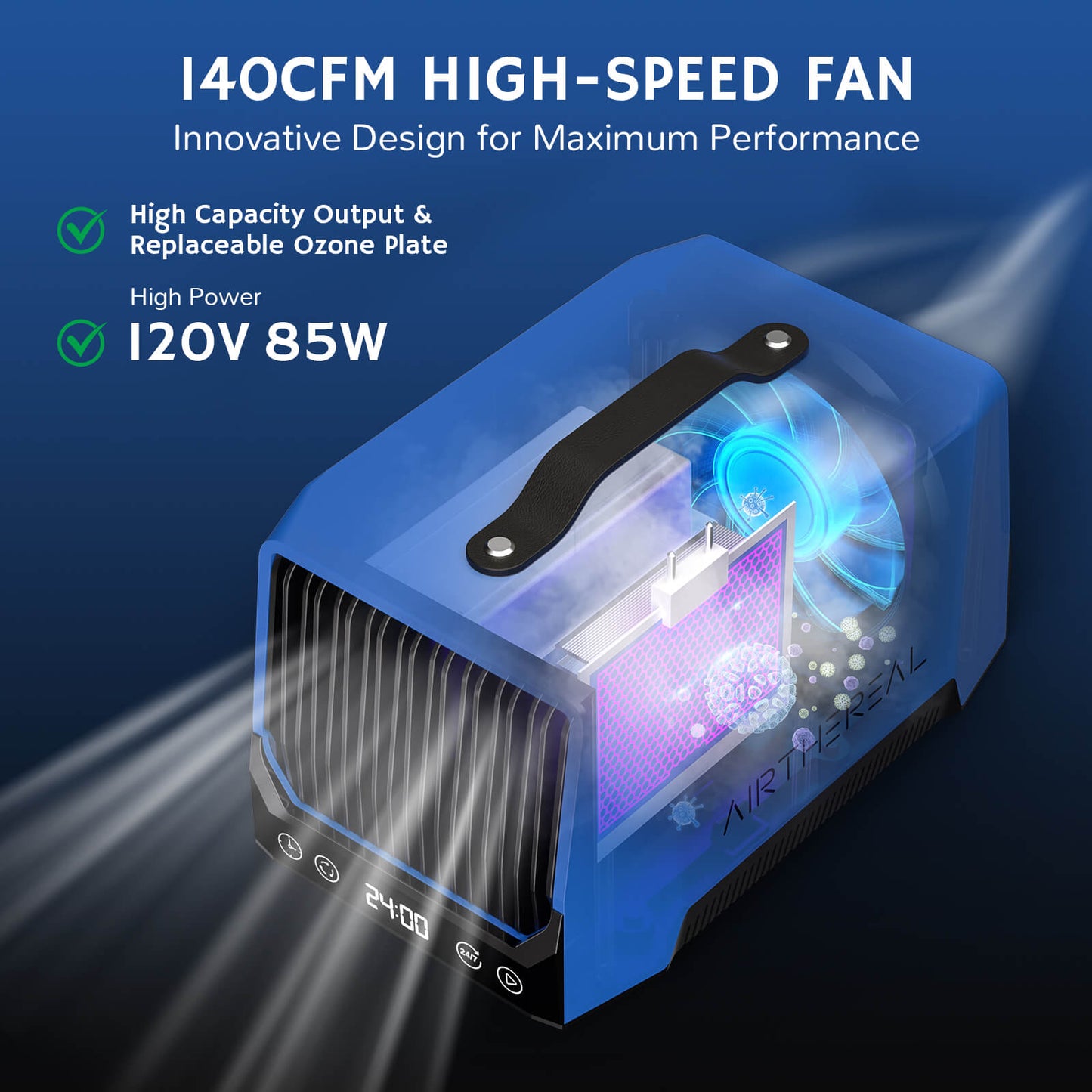 DA25 Desktop Ozone Generator - GermBlast