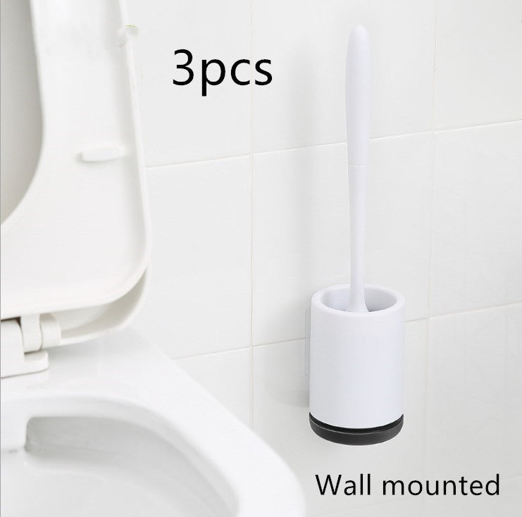 Non-stick Hair Soft Plastic Brush Head Toilet - GermBlast