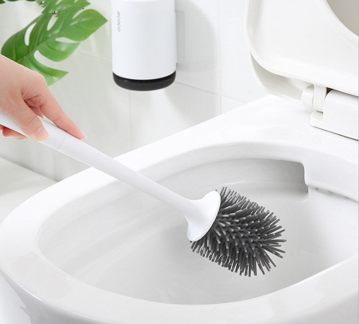 Non-stick Hair Soft Plastic Brush Head Toilet - GermBlast