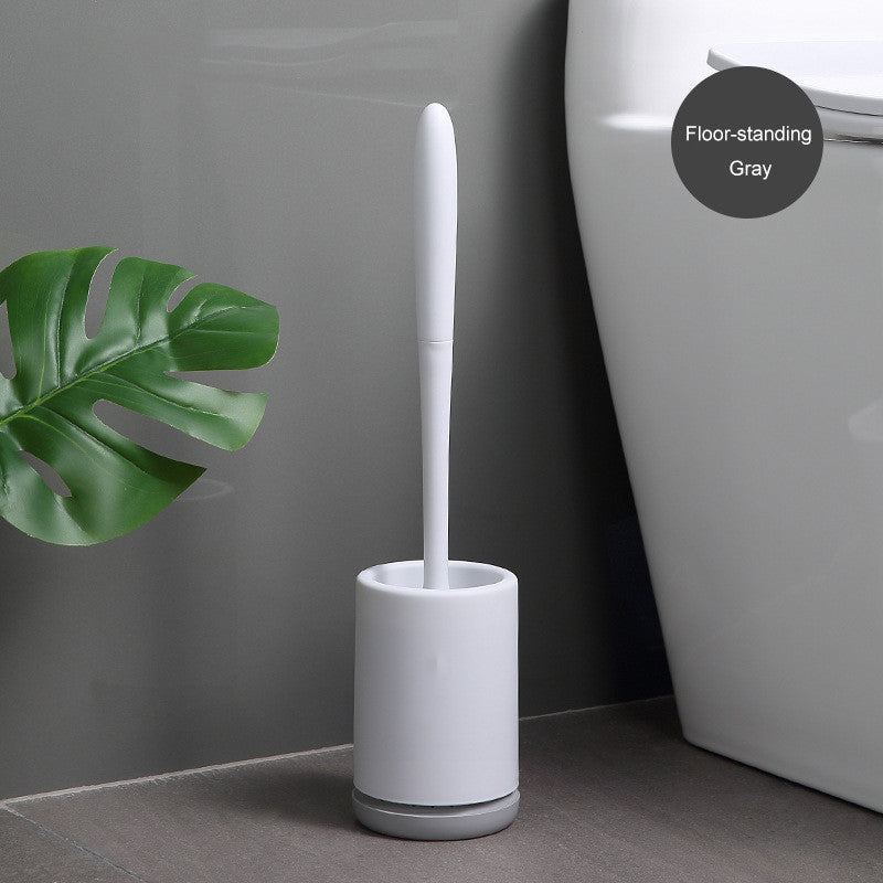 Non-stick Hair Soft Plastic Brush Head Toilet - GermBlast