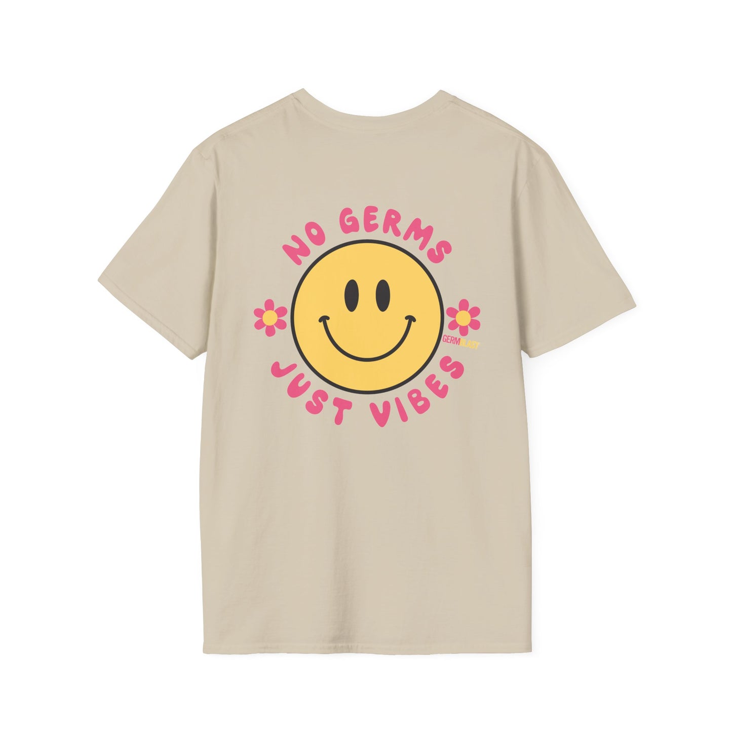Groovy Smile T-Shirt, Casual Tee, Positive Vibes Shirt, Perfect for Gift Giving, Summer Outfits - GermBlast
