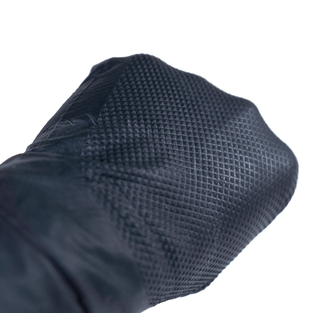 GermBlast Black Nitrile Disposable Gloves, 8 Mil Extra Thick, Diamond Texture, Powder Free, Latex Free, 100 Count - GermBlast