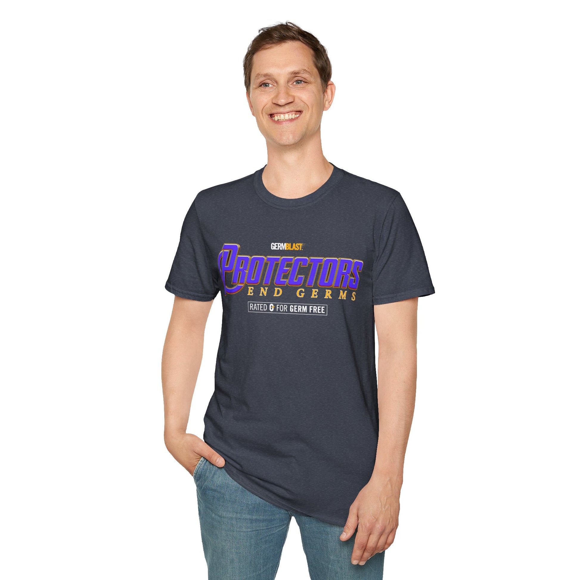 Heroic Protectors Unisex T-Shirt - Casual Wear, Gift for Fans, Superhero Theme, Comic Book Apparel, Birthday Present, Everyday Style - GermBlast