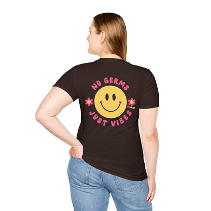 Groovy Smile T-Shirt, Casual Tee, Positive Vibes Shirt, Perfect for Gift Giving, Summer Outfits - GermBlast