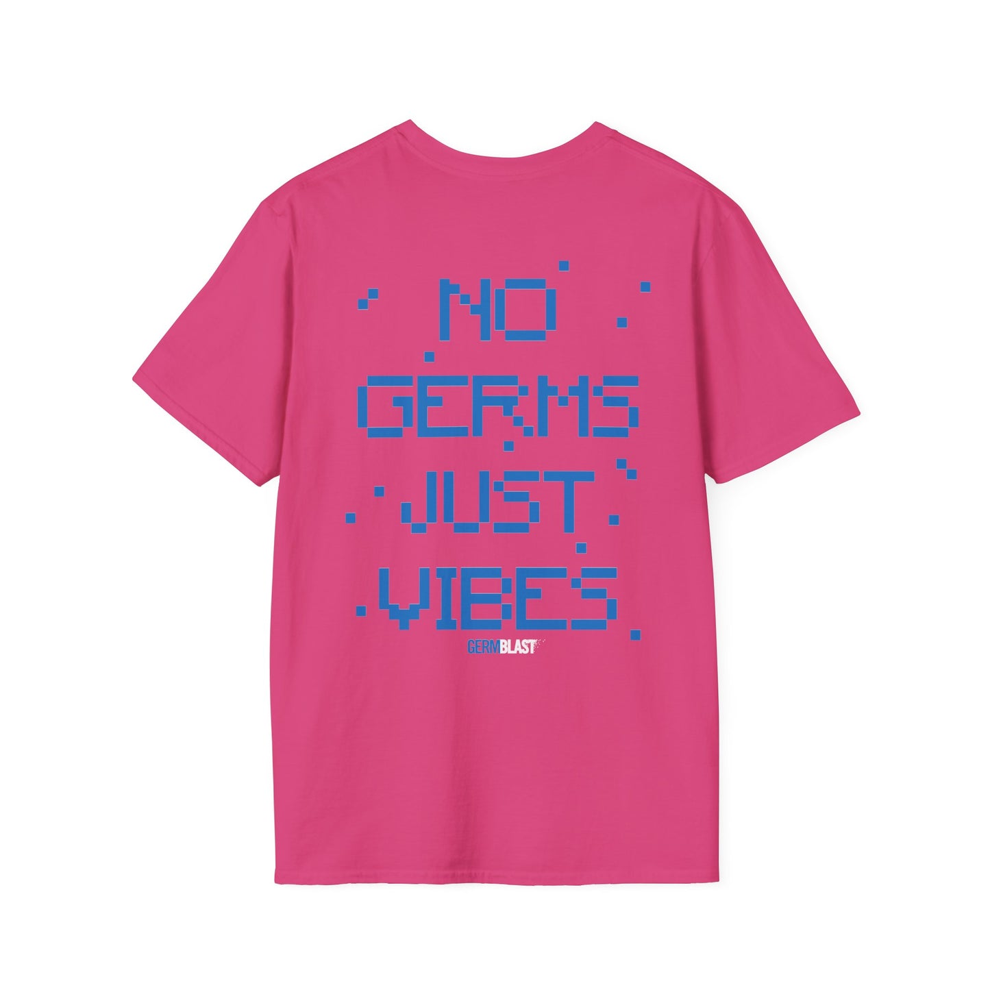 Unisex Graphic T-Shirt - No Germs Just Vibes, Casual Wear, Summer Fashion, Gift for Friends, Affirmation Tee, Relaxed Style - GermBlast
