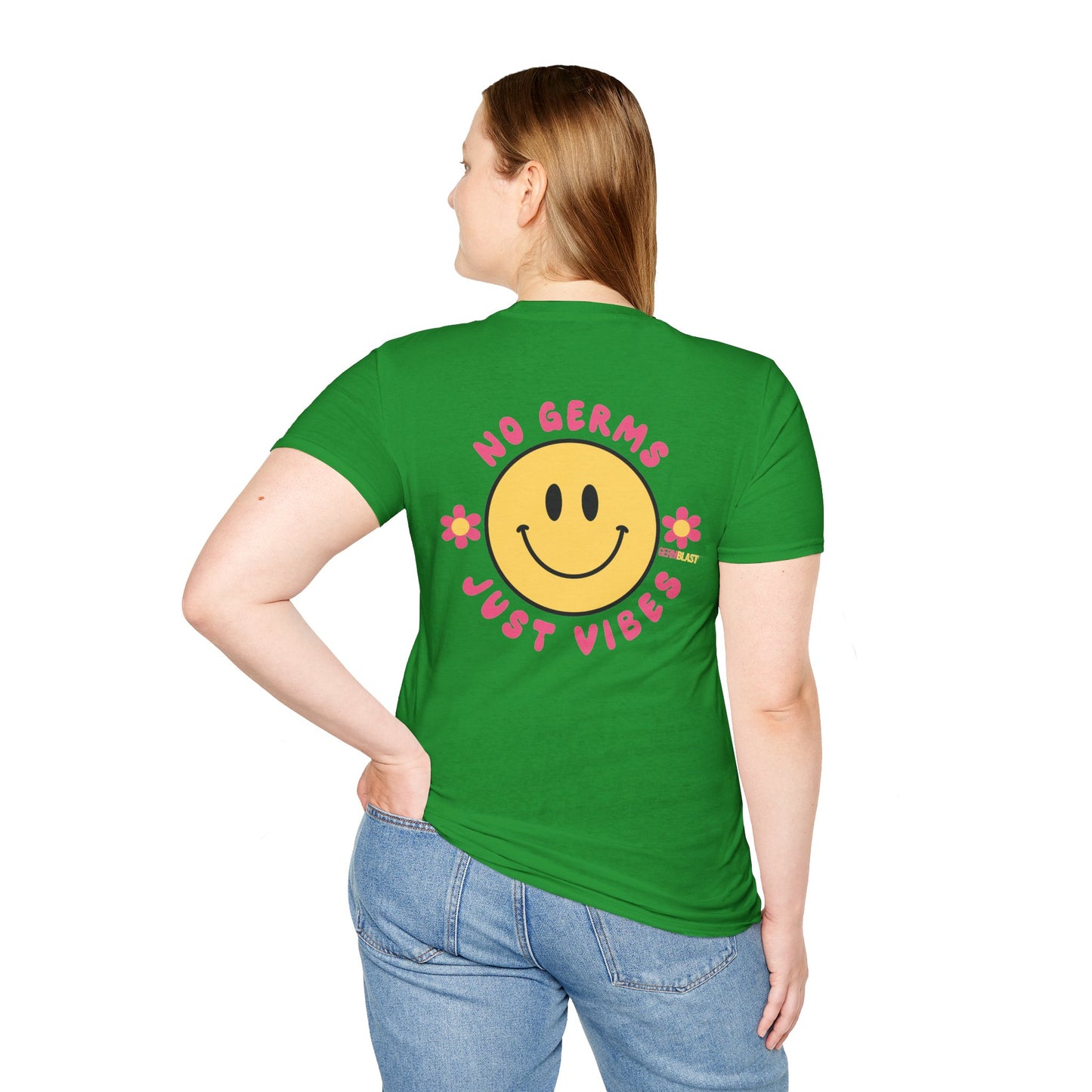 Groovy Smile T-Shirt, Casual Tee, Positive Vibes Shirt, Perfect for Gift Giving, Summer Outfits - GermBlast