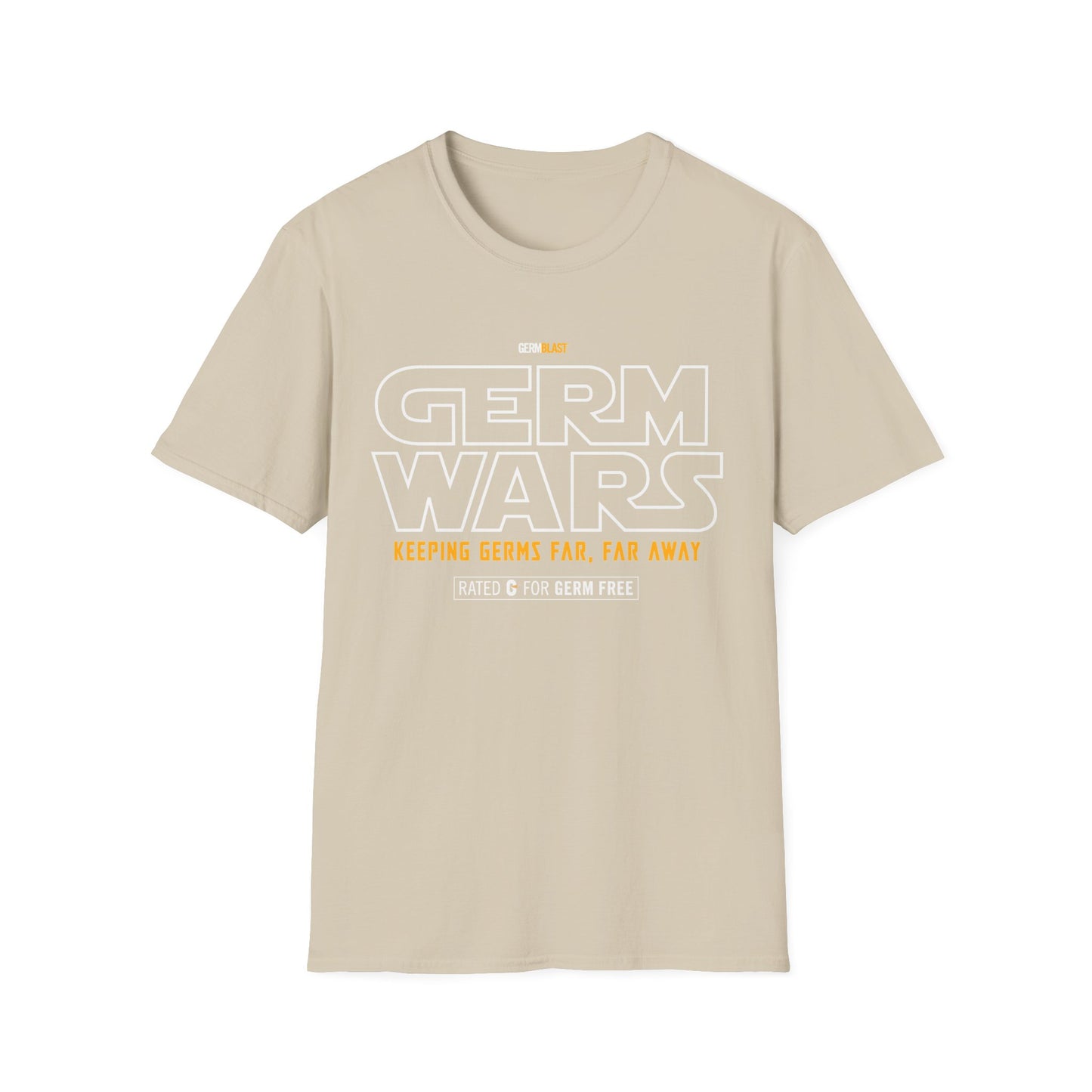 Germ Wars Unisex T-Shirt, Funny Graphic Tee, Quarantine Humor Shirt, Unique Gift, Casual Wear, Science Enthusiast Apparel - GermBlast