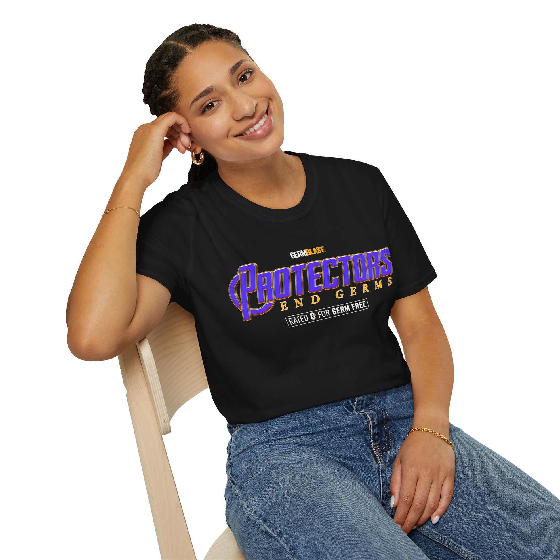 Heroic Protectors Unisex T-Shirt - Casual Wear, Gift for Fans, Superhero Theme, Comic Book Apparel, Birthday Present, Everyday Style - GermBlast