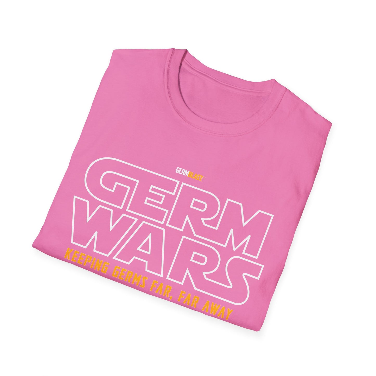 Germ Wars Unisex T-Shirt, Funny Graphic Tee, Quarantine Humor Shirt, Unique Gift, Casual Wear, Science Enthusiast Apparel - GermBlast