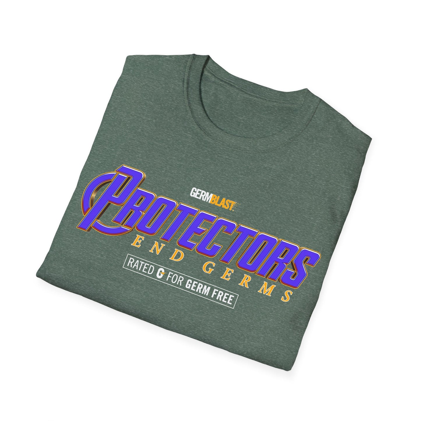 Heroic Protectors Unisex T-Shirt - Casual Wear, Gift for Fans, Superhero Theme, Comic Book Apparel, Birthday Present, Everyday Style - GermBlast