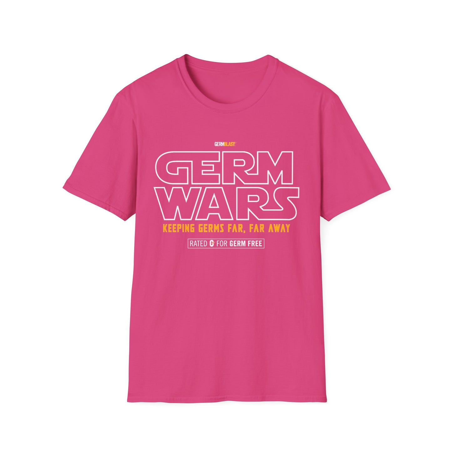 Germ Wars Unisex T-Shirt, Funny Graphic Tee, Quarantine Humor Shirt, Unique Gift, Casual Wear, Science Enthusiast Apparel - GermBlast
