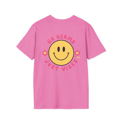 Groovy Smile T-Shirt, Casual Tee, Positive Vibes Shirt, Perfect for Gift Giving, Summer Outfits - GermBlast