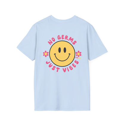 Groovy Smile T-Shirt, Casual Tee, Positive Vibes Shirt, Perfect for Gift Giving, Summer Outfits - GermBlast