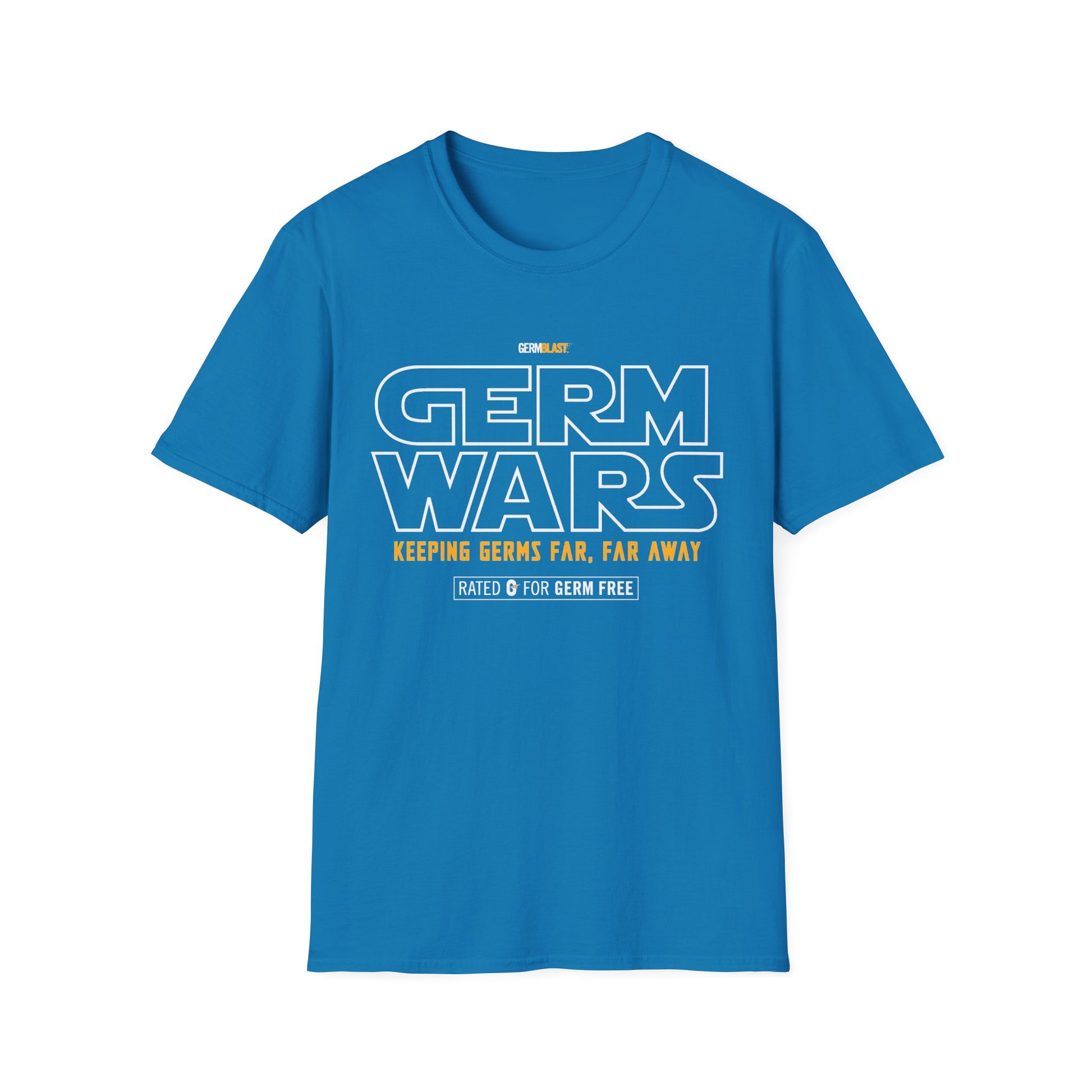 Germ Wars Unisex T-Shirt, Funny Graphic Tee, Quarantine Humor Shirt, Unique Gift, Casual Wear, Science Enthusiast Apparel - GermBlast