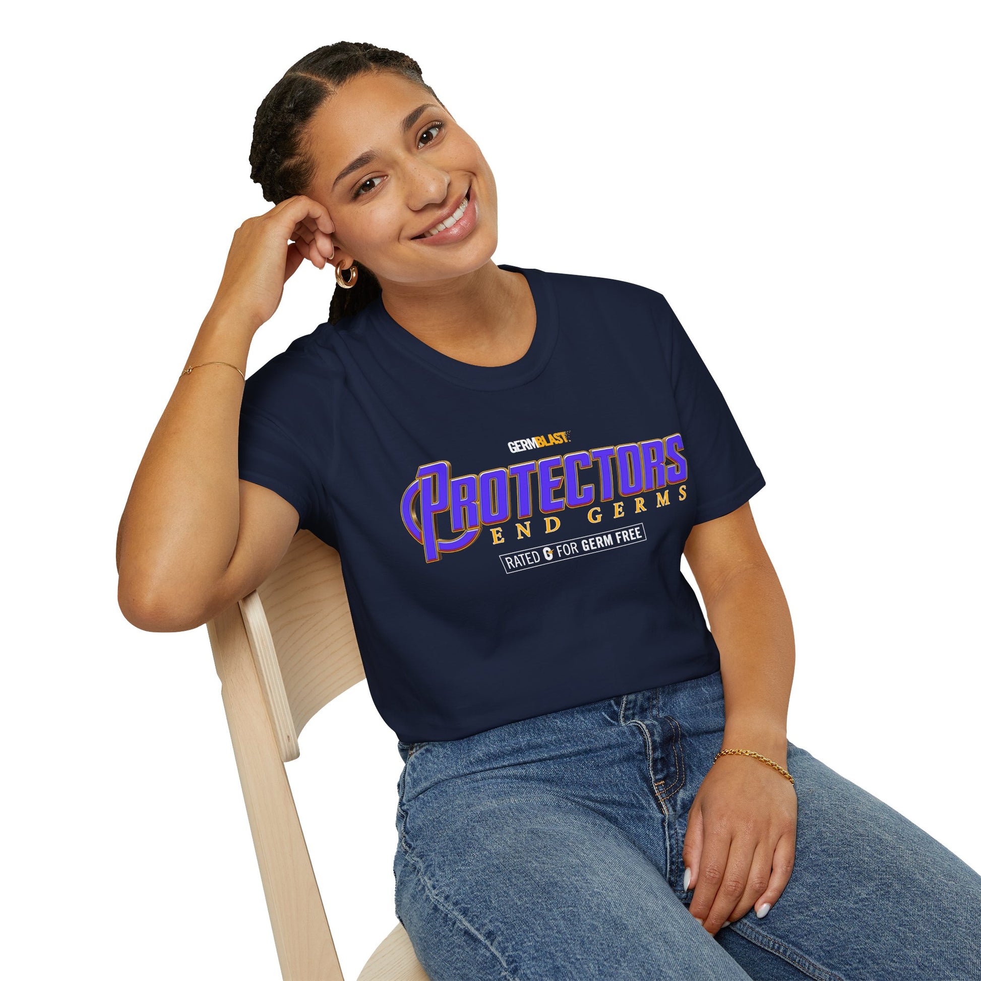 Heroic Protectors Unisex T-Shirt - Casual Wear, Gift for Fans, Superhero Theme, Comic Book Apparel, Birthday Present, Everyday Style - GermBlast