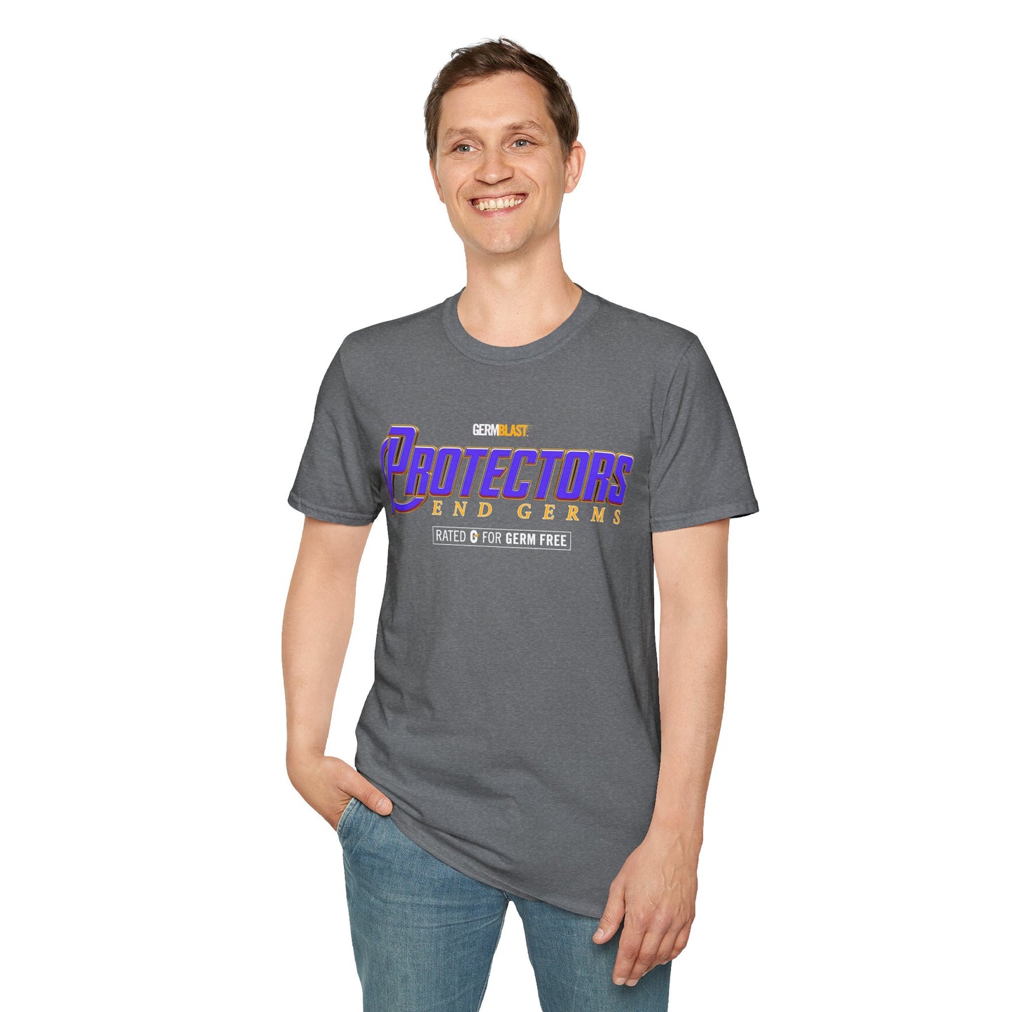 Heroic Protectors Unisex T-Shirt - Casual Wear, Gift for Fans, Superhero Theme, Comic Book Apparel, Birthday Present, Everyday Style - GermBlast