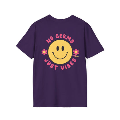 Groovy Smile T-Shirt, Casual Tee, Positive Vibes Shirt, Perfect for Gift Giving, Summer Outfits - GermBlast