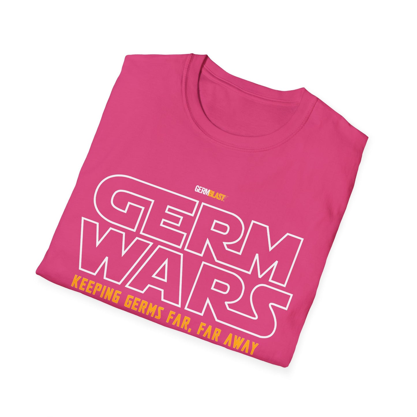 Germ Wars Unisex T-Shirt, Funny Graphic Tee, Quarantine Humor Shirt, Unique Gift, Casual Wear, Science Enthusiast Apparel - GermBlast