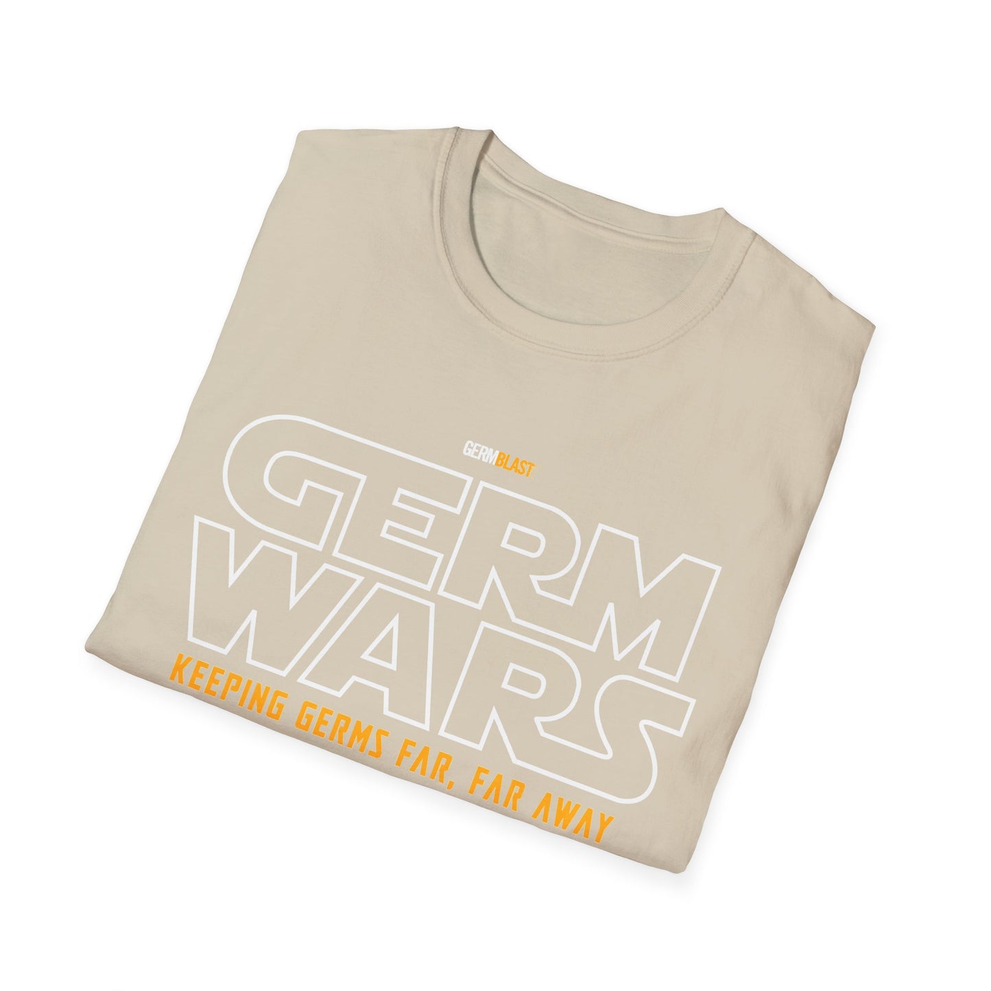 Germ Wars Unisex T-Shirt, Funny Graphic Tee, Quarantine Humor Shirt, Unique Gift, Casual Wear, Science Enthusiast Apparel - GermBlast