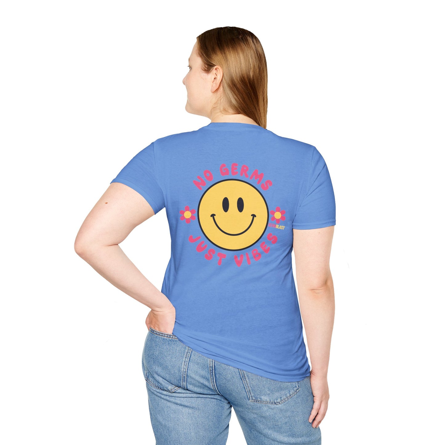 Groovy Smile T-Shirt, Casual Tee, Positive Vibes Shirt, Perfect for Gift Giving, Summer Outfits - GermBlast