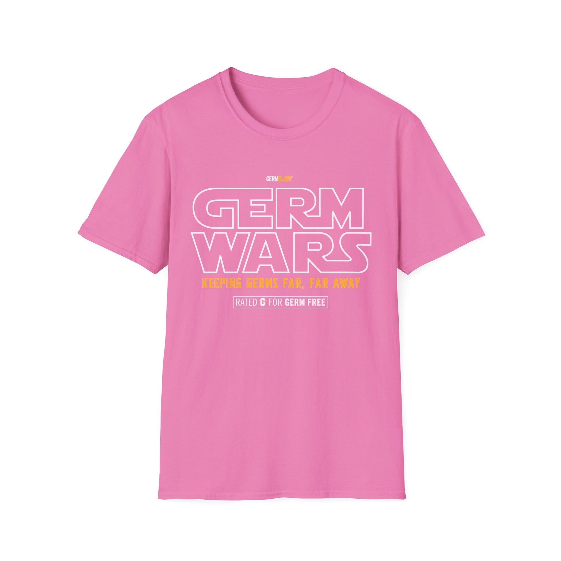Germ Wars Unisex T-Shirt, Funny Graphic Tee, Quarantine Humor Shirt, Unique Gift, Casual Wear, Science Enthusiast Apparel - GermBlast