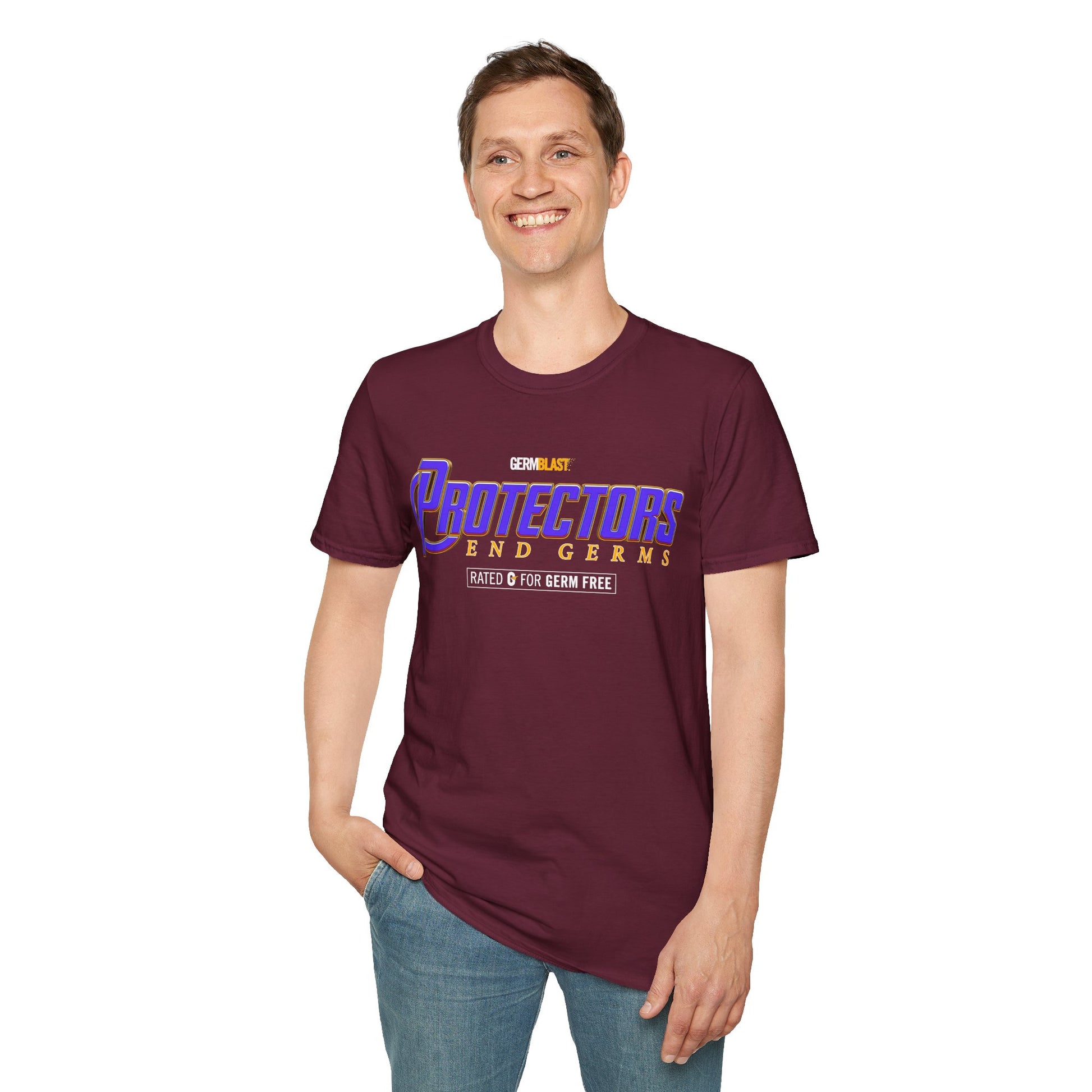 Heroic Protectors Unisex T-Shirt - Casual Wear, Gift for Fans, Superhero Theme, Comic Book Apparel, Birthday Present, Everyday Style - GermBlast
