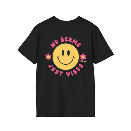 Groovy Smile T-Shirt, Casual Tee, Positive Vibes Shirt, Perfect for Gift Giving, Summer Outfits - GermBlast