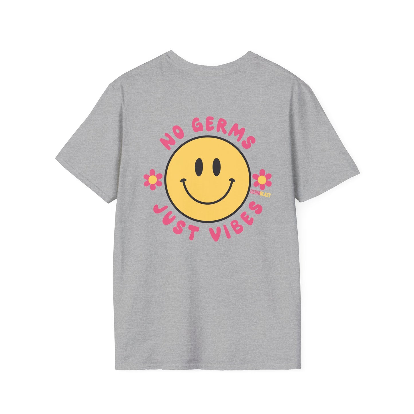 Groovy Smile T-Shirt, Casual Tee, Positive Vibes Shirt, Perfect for Gift Giving, Summer Outfits - GermBlast