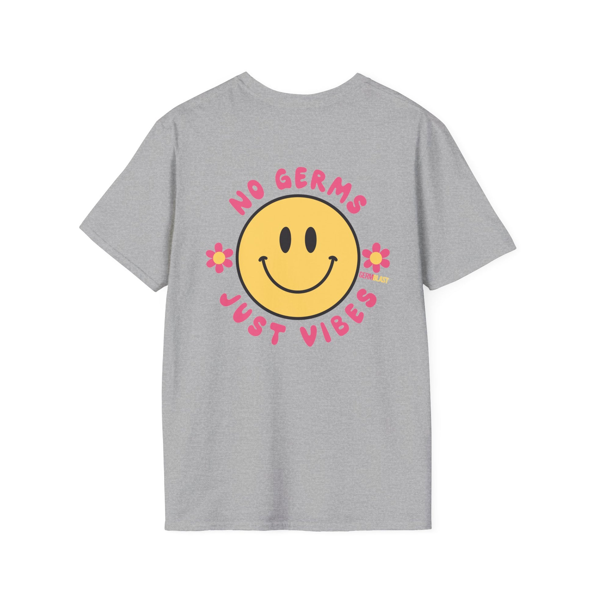 Groovy Smile T-Shirt, Casual Tee, Positive Vibes Shirt, Perfect for Gift Giving, Summer Outfits - GermBlast