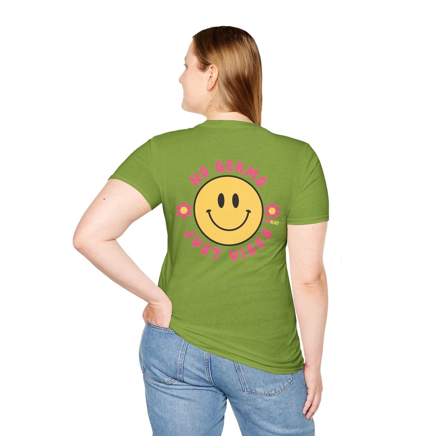 Groovy Smile T-Shirt, Casual Tee, Positive Vibes Shirt, Perfect for Gift Giving, Summer Outfits - GermBlast