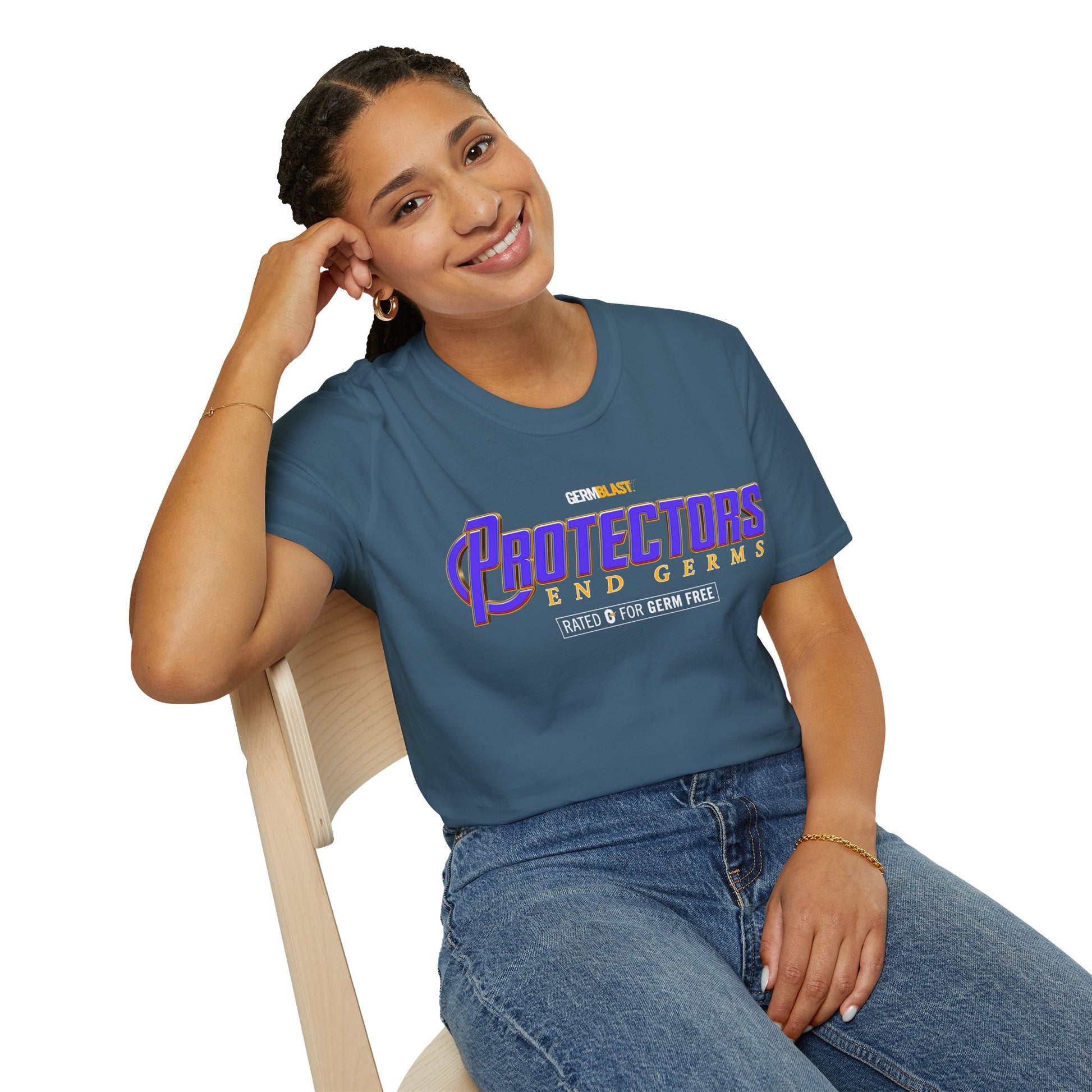 Heroic Protectors Unisex T-Shirt - Casual Wear, Gift for Fans, Superhero Theme, Comic Book Apparel, Birthday Present, Everyday Style - GermBlast