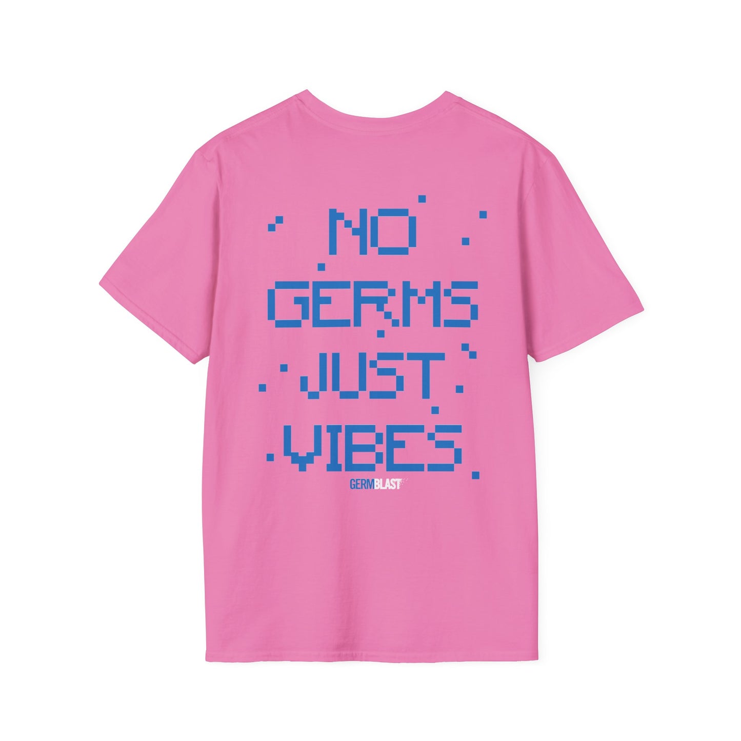 Unisex Graphic T-Shirt - No Germs Just Vibes, Casual Wear, Summer Fashion, Gift for Friends, Affirmation Tee, Relaxed Style - GermBlast