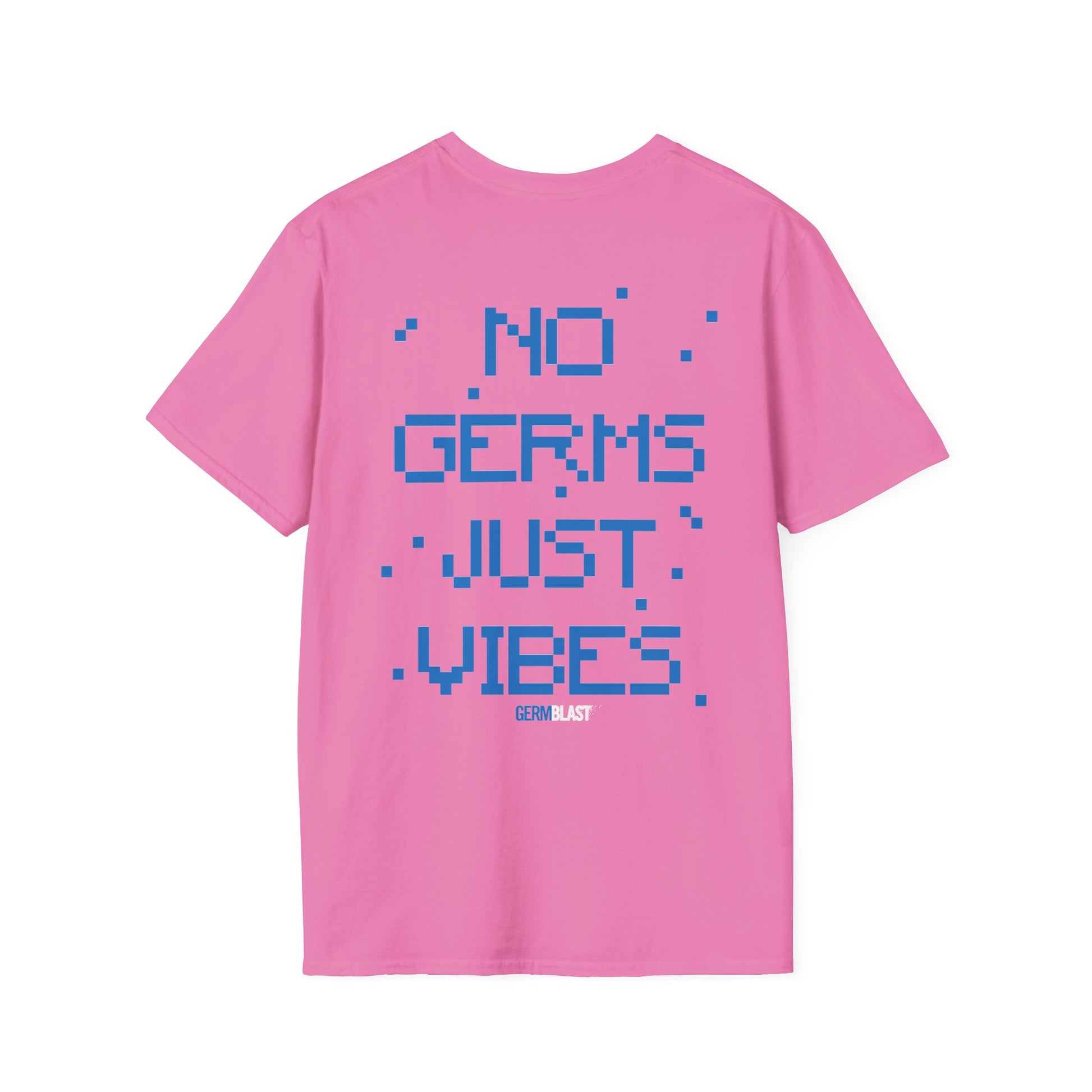 Unisex Graphic T-Shirt - No Germs Just Vibes, Casual Wear, Summer Fashion, Gift for Friends, Affirmation Tee, Relaxed Style - GermBlast