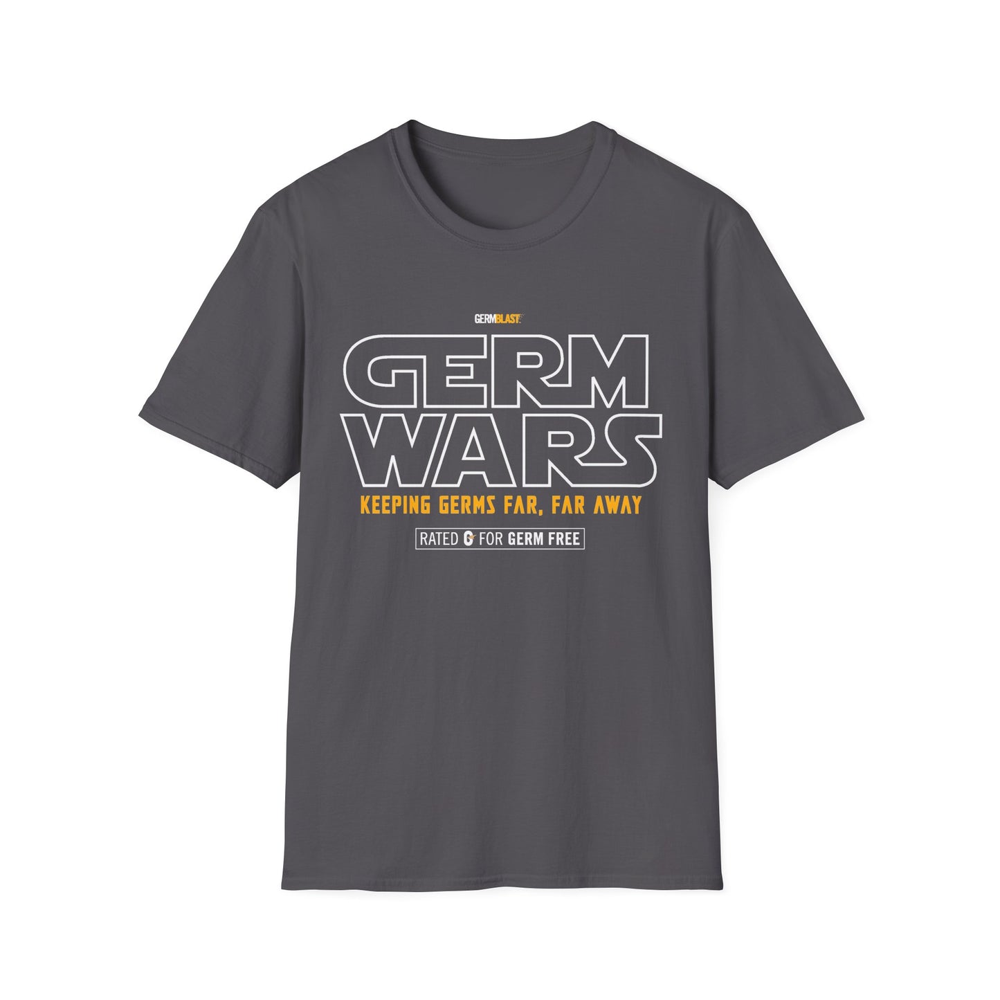 Germ Wars Unisex T-Shirt, Funny Graphic Tee, Quarantine Humor Shirt, Unique Gift, Casual Wear, Science Enthusiast Apparel - GermBlast