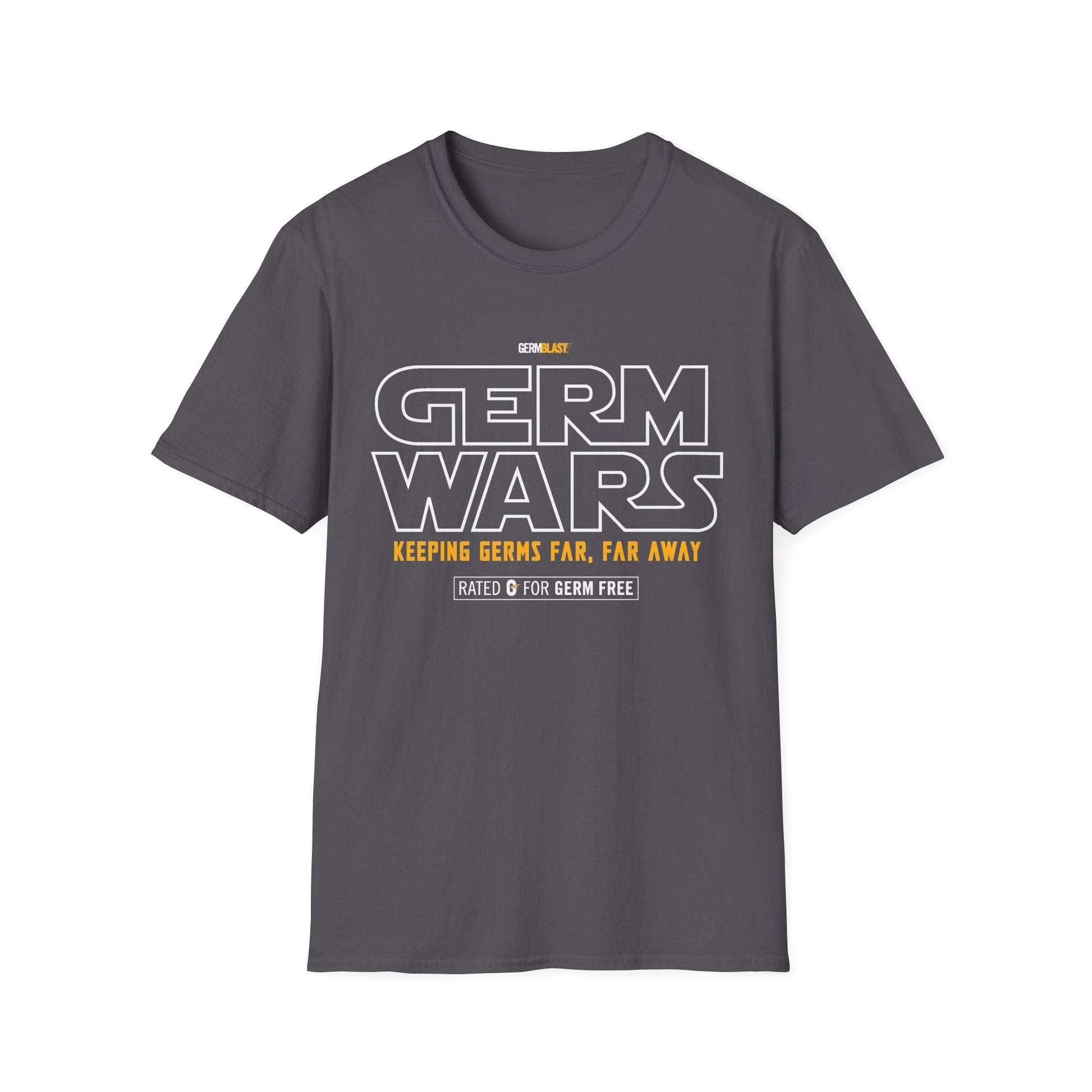 Germ Wars Unisex T-Shirt, Funny Graphic Tee, Quarantine Humor Shirt, Unique Gift, Casual Wear, Science Enthusiast Apparel - GermBlast