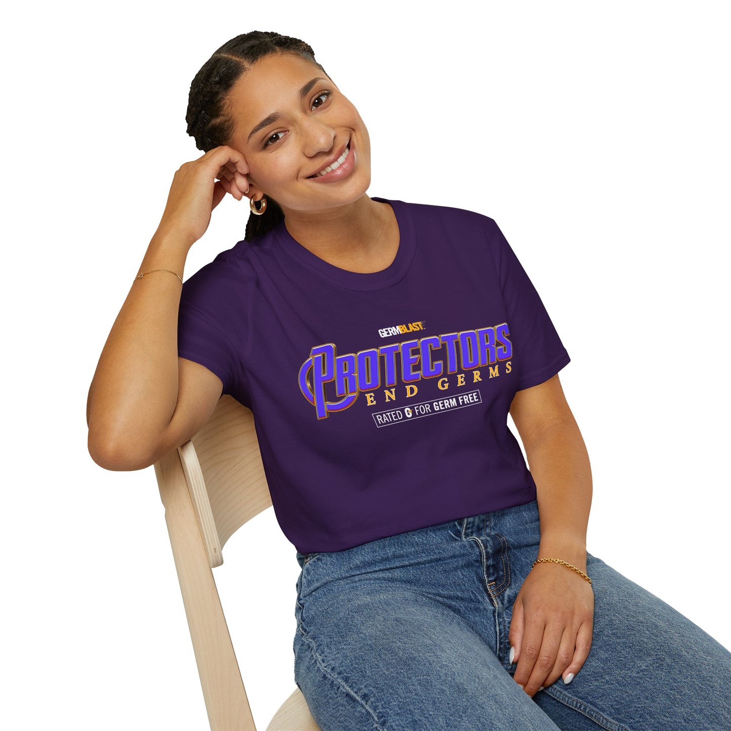 Heroic Protectors Unisex T-Shirt - Casual Wear, Gift for Fans, Superhero Theme, Comic Book Apparel, Birthday Present, Everyday Style - GermBlast