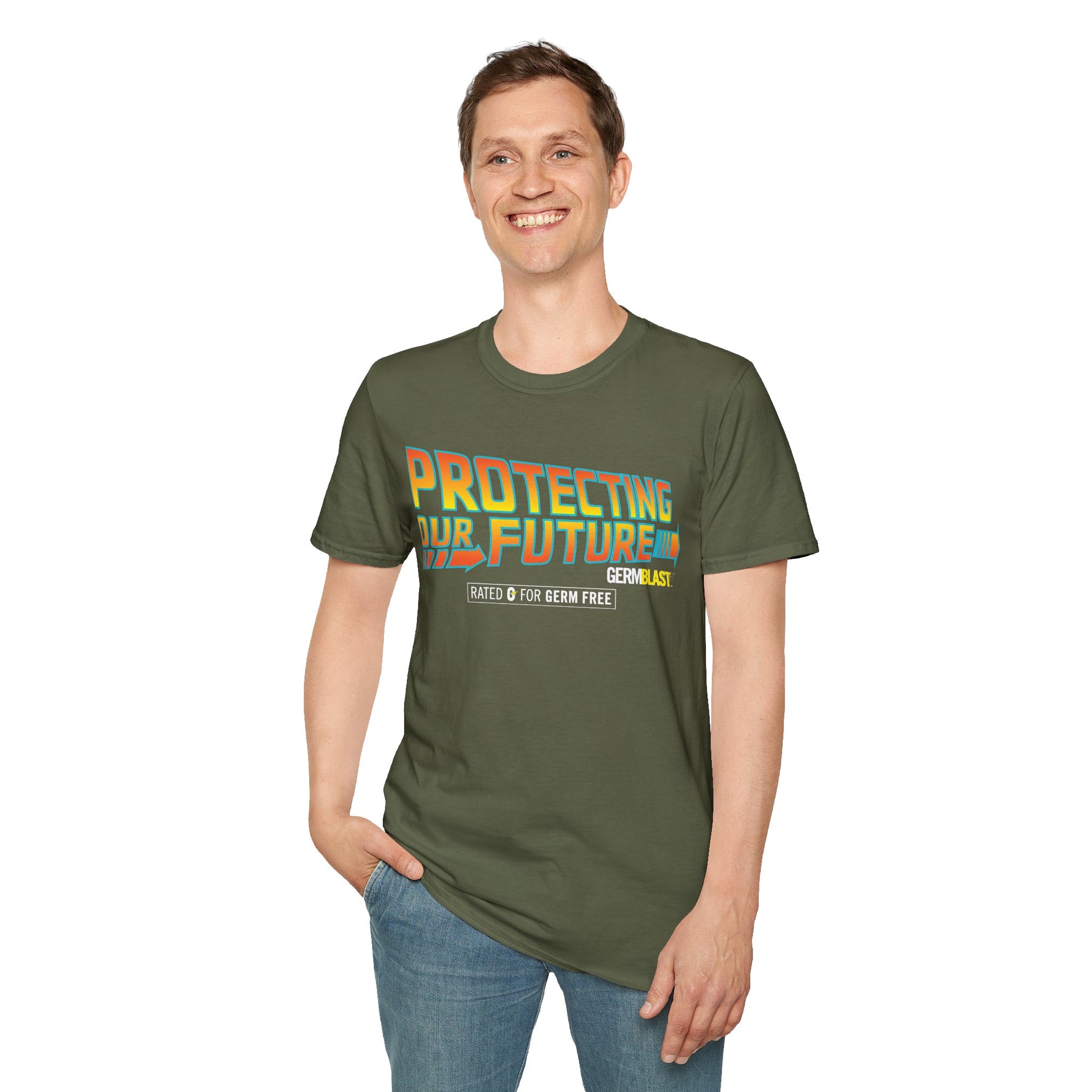 Future-Protecting Unisex T-Shirt, Eco-Friendly Tee, Casual Wear, Gift for Environmentalists, Sustainable Fashion, Earth Day Apparel - GermBlast