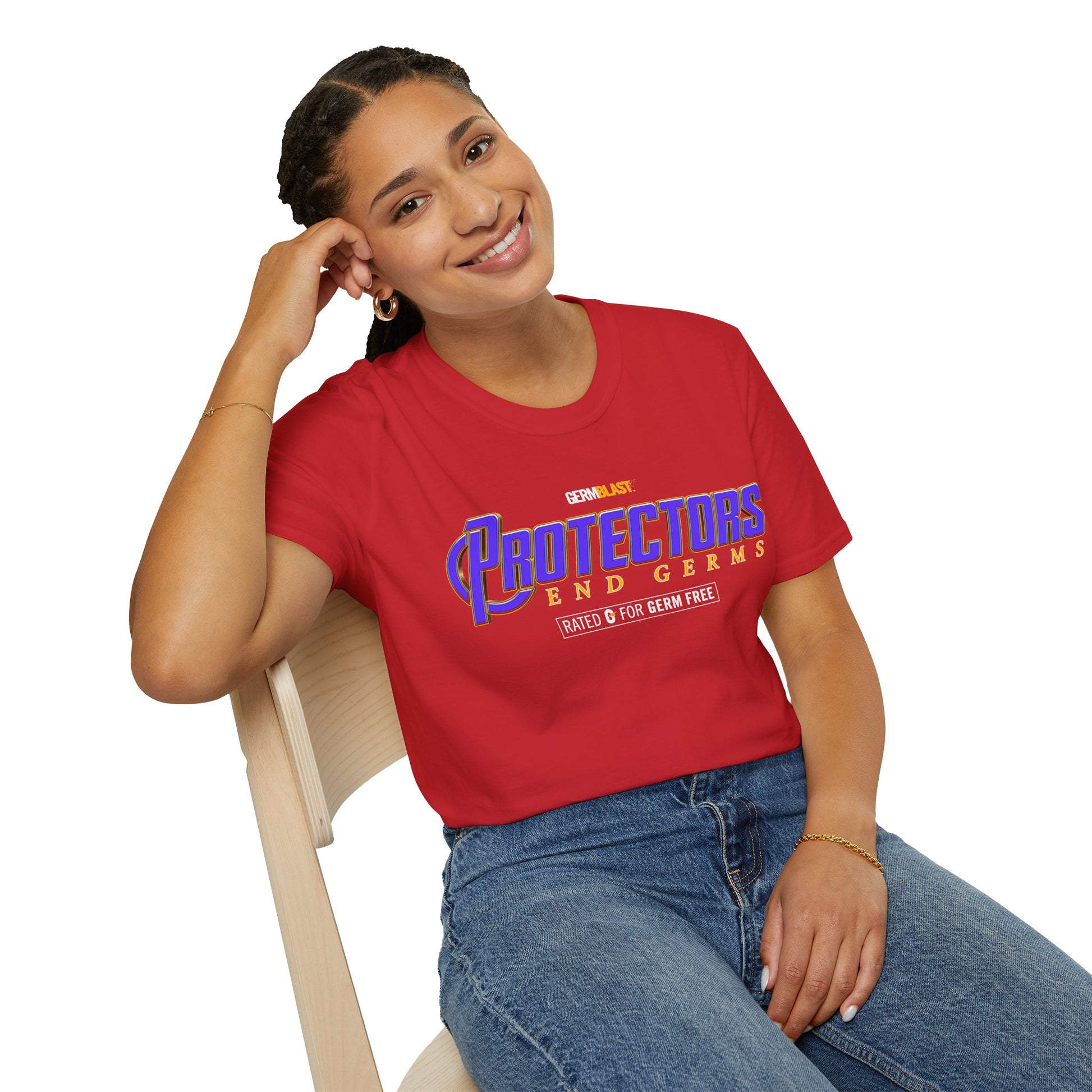 Heroic Protectors Unisex T-Shirt - Casual Wear, Gift for Fans, Superhero Theme, Comic Book Apparel, Birthday Present, Everyday Style - GermBlast