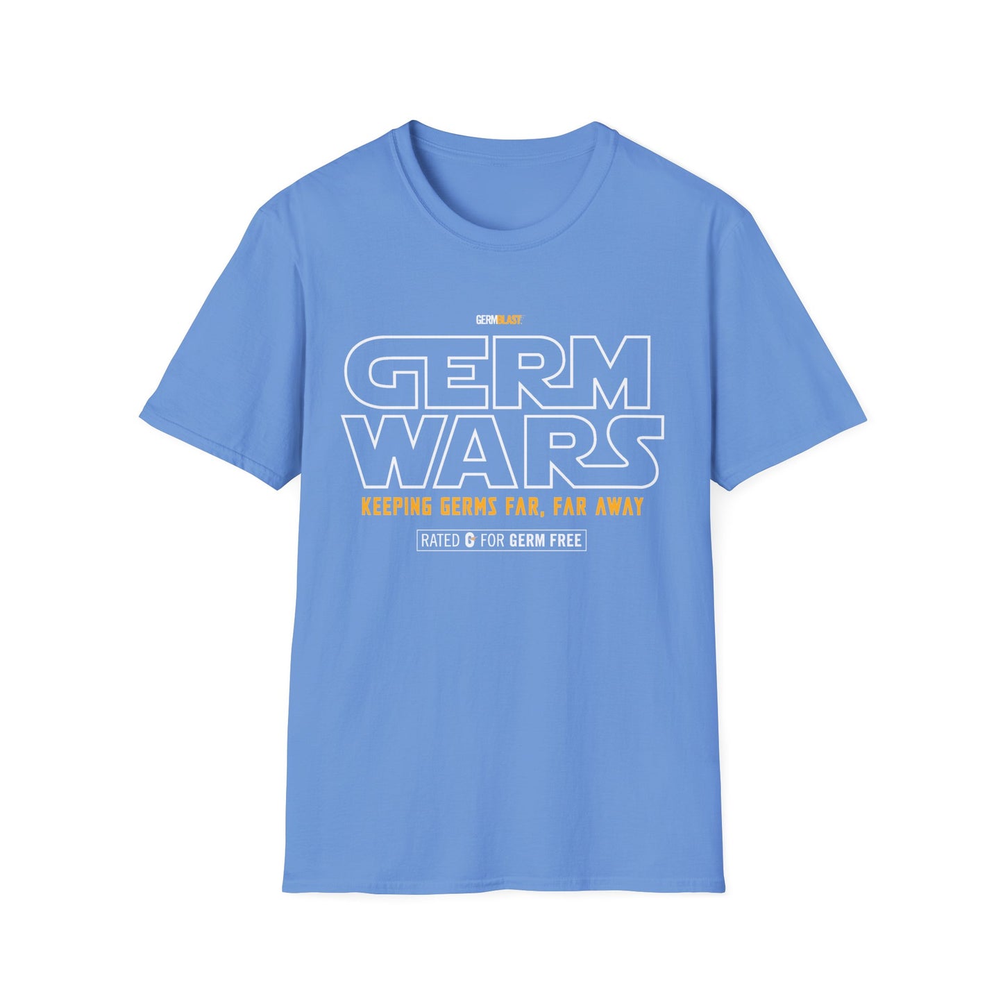 Germ Wars Unisex T-Shirt, Funny Graphic Tee, Quarantine Humor Shirt, Unique Gift, Casual Wear, Science Enthusiast Apparel - GermBlast