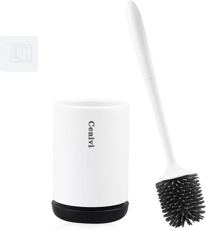 Non-stick Hair Soft Plastic Brush Head Toilet - GermBlast