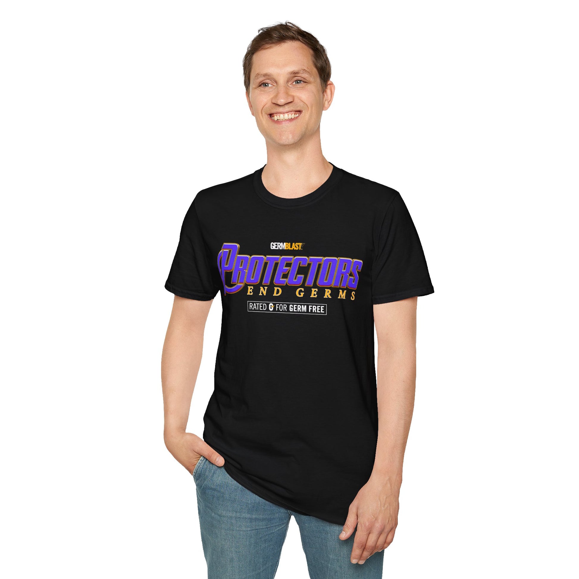 Heroic Protectors Unisex T-Shirt - Casual Wear, Gift for Fans, Superhero Theme, Comic Book Apparel, Birthday Present, Everyday Style - GermBlast