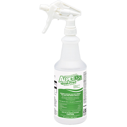 Alpet D2 Quat-Free Surface Sanitizer Spray - GermBlast